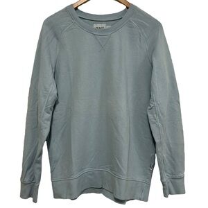 Pact Women’s Organic Cotton Pullover Sweatshirt Light Green Large